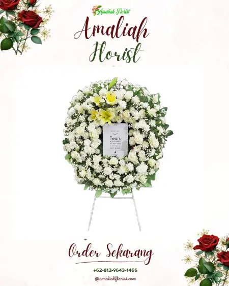 Krans Bunga Duka Sinar Agung